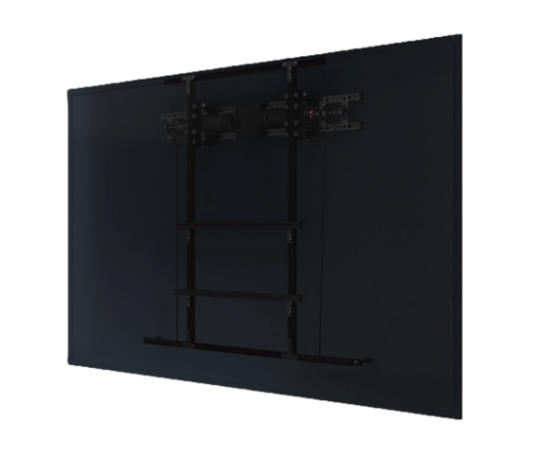 Concealed mount for TVs above 80 inches